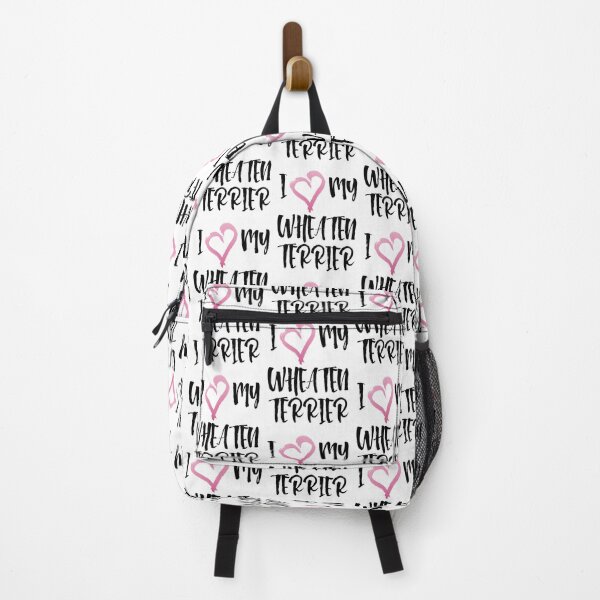Vista previa del artículo con la obra «¡Amo a mi Wheaten Terrier! ¡Especialmente para los amantes de los perros Wheaten Terrier!», diseñado y vendido por rs-designs.
