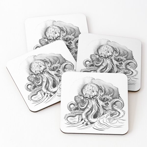 Item preview, Black and white graphics. Octopus designed and sold by Ekalininart.
