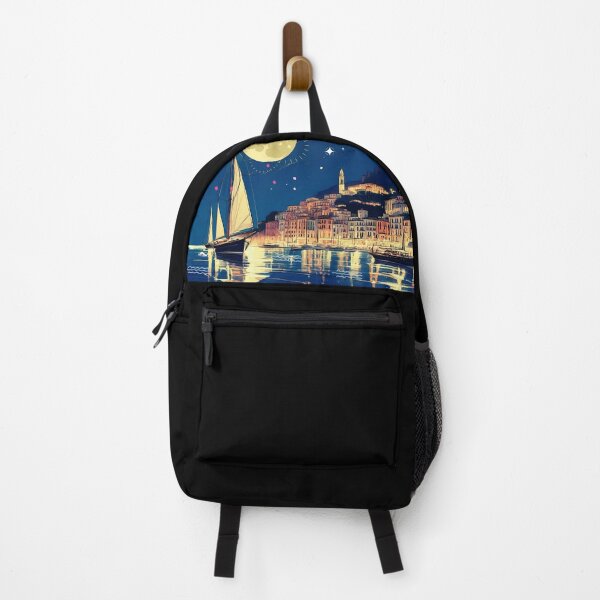 Item preview, Almalfi coastline by night. Vintage oldies music playing from another room. - 1920s Iconic Roaring Twenties Yacht graphic design designed and sold by ItsAKinkThing.