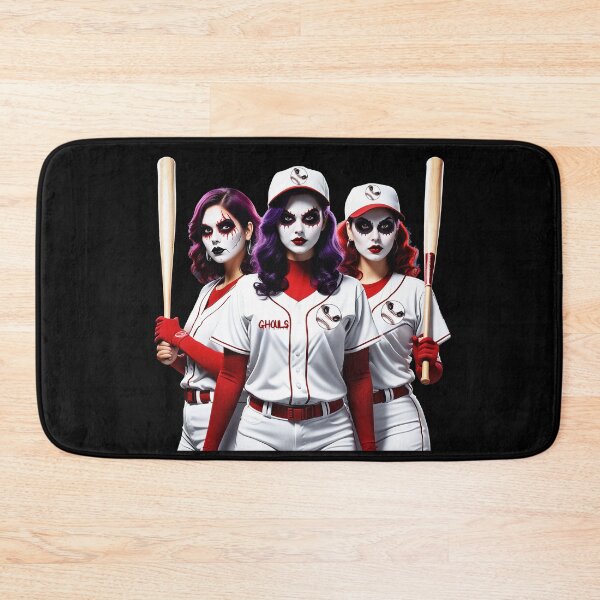Artikelvorschau, Ghouls – Weibliches Baseballteam entworfen und verkauft von FatCatStudios.