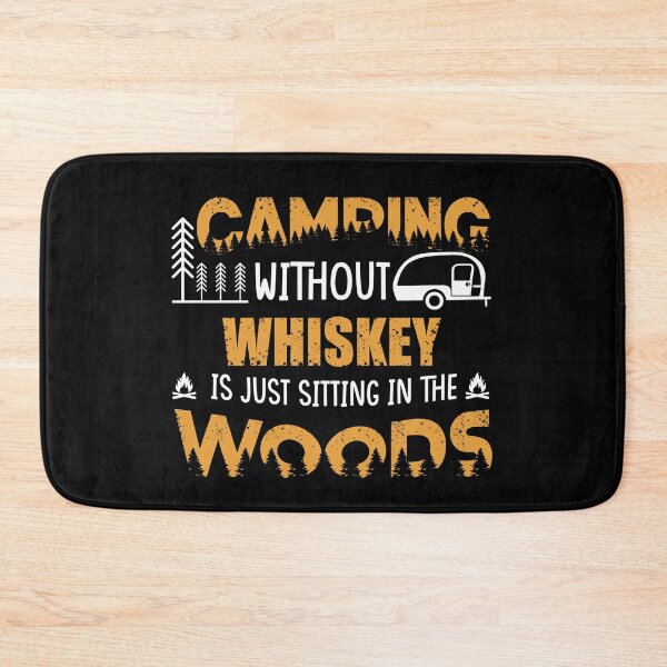 Item preview, Funny camping jokes and whiskey sayings camper quotes designed and sold by Alexaltay.