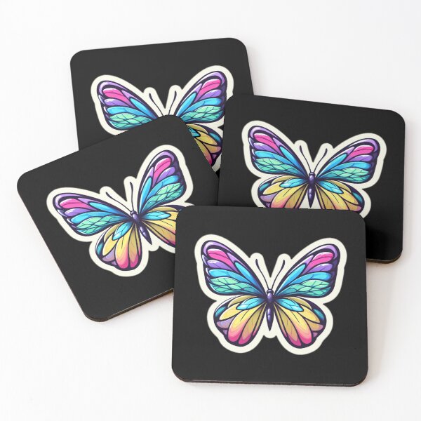 Item preview, Colorful butterfly Cartoon Artwork designed and sold by zerastore.