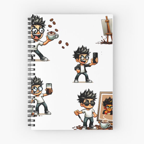 Item preview, Creative Java Jolt: An Artist's Animated Coffee Escapades designed and sold by TuringTacoTales.