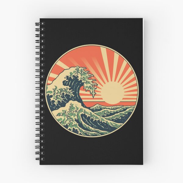 Item preview, Hokusai rolling wave Vintage Style designed and sold by EanayarDesigns.