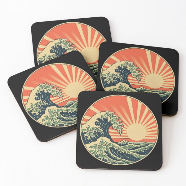 Item preview, Hokusai rolling wave Vintage Style designed and sold by EanayarDesigns.