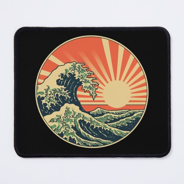 Item preview, Hokusai rolling wave Vintage Style designed and sold by EanayarDesigns.