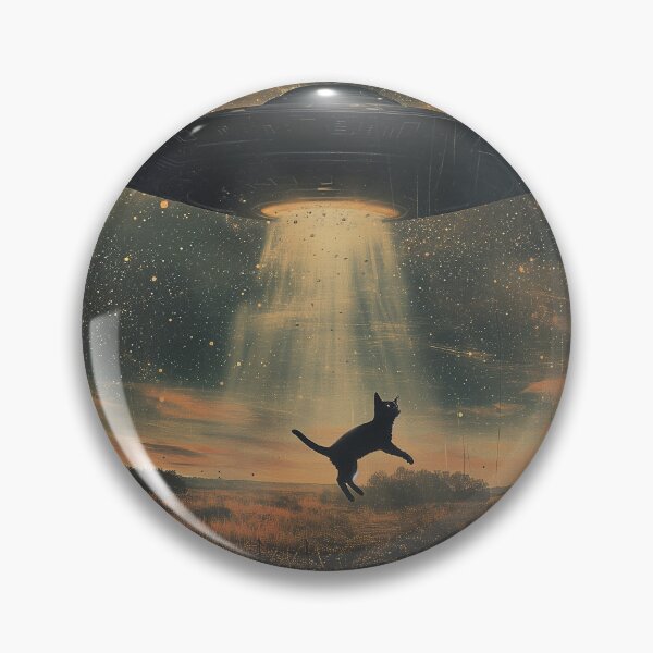 Item preview, Cat abducted  designed and sold by michiverso-mx.