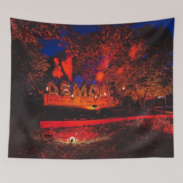Item preview, Demon Rollercoaster Entrance Sign Photo designed and sold by RollingRC.
