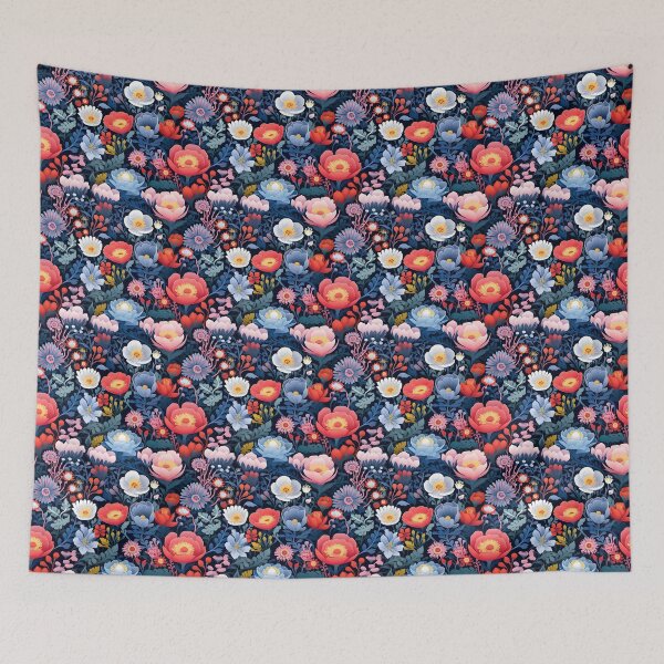 Item preview, Ghibli flower seamless pattern designed and sold by varinchai.