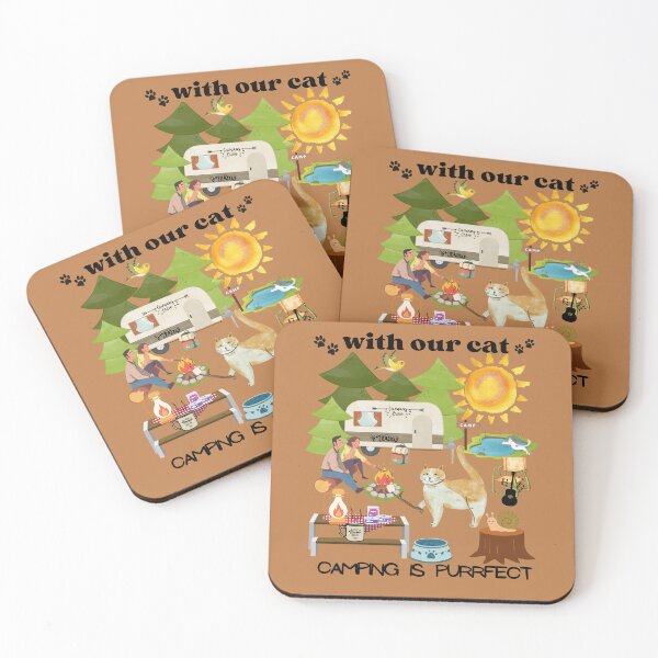 Item preview, CAMPING~CAT~TRAVELS designed and sold by ChunkyMonty.