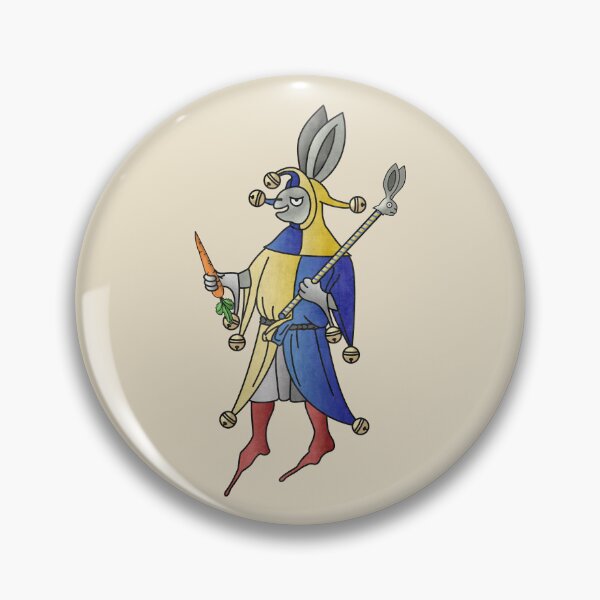 Item preview, The Jester Rabbit with the mischievous look designed and sold by MargiKnights.