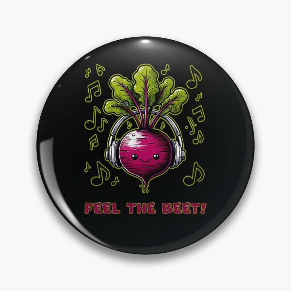 Item preview, Feel the Beet - Groovy Beet with Headphones designed and sold by Logic72.