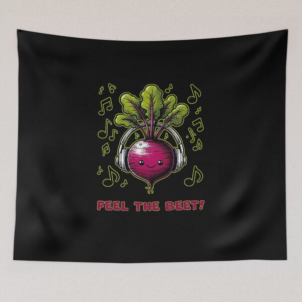 Item preview, Feel the Beet - Groovy Beet with Headphones designed and sold by Logic72.