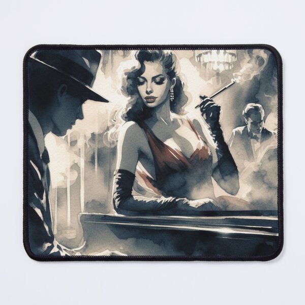 Item preview, 50s Noir poster Jazz Club Femme Fatale [Watercolor] designed and sold by RESToRAPTOR.