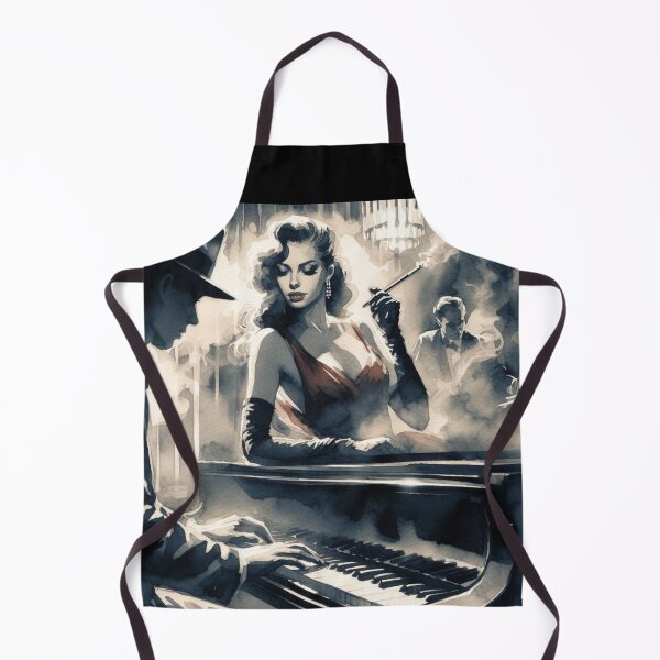 Item preview, 50s Noir poster Jazz Club Femme Fatale [Watercolor] designed and sold by RESToRAPTOR.