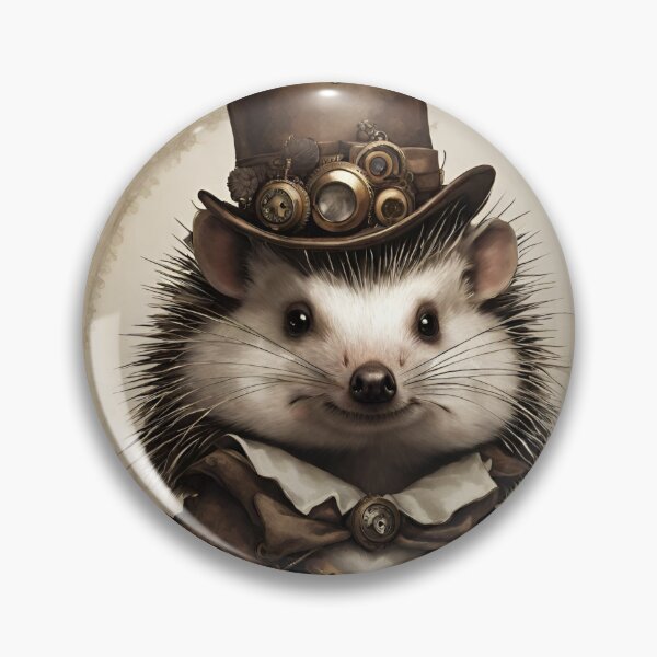 Artikelvorschau, Steampunk-Igel entworfen und verkauft von LittleGoblinPrs.