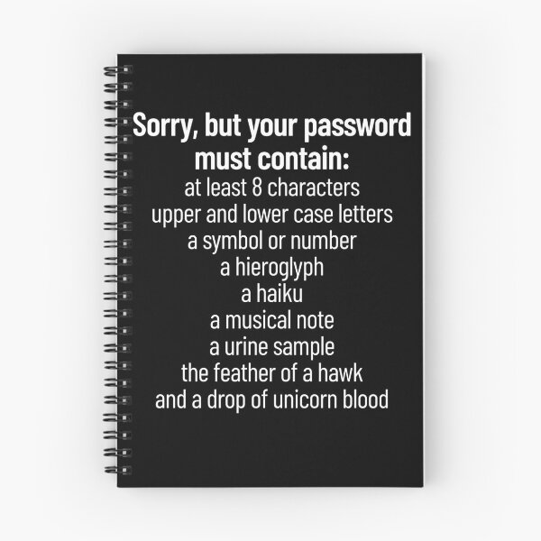 Item preview, Cyber Security Funny Password Requirements Cybersecurity Gear designed and sold by DynamicDesign.