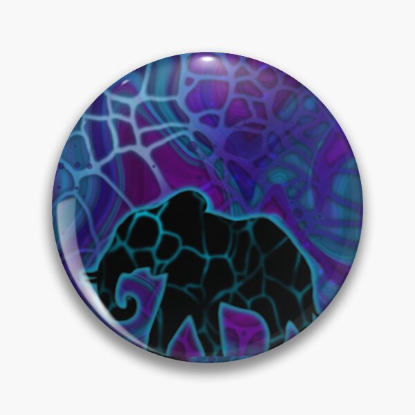 Item preview, Entranced, buddhist digital fluid pour with cells designed and sold by MayGreenAbgrall.