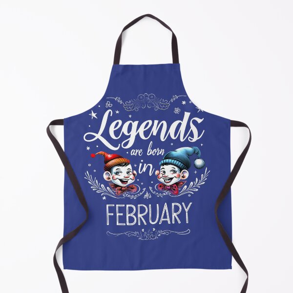 Item preview, Legends are born in February Birthday Gift Idea designed and sold by emaga.