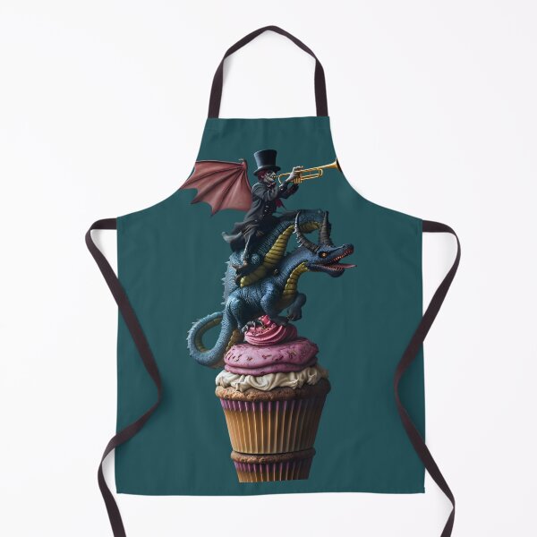 Item preview, Whimsy Heights: Cupcake Caprice with Dragon Duets designed and sold by AI-Only Creations.
