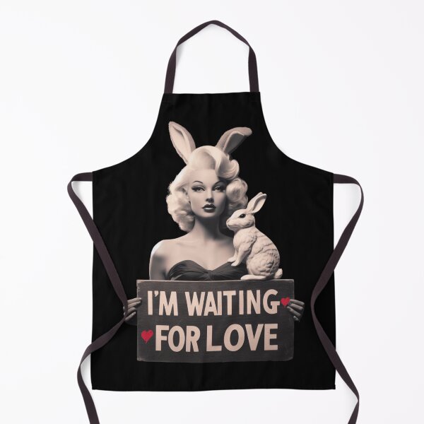 Item preview, I'M WAITING FOR LOVE - OLD HOLLYWOOD STYLE BUNNY WOMAN designed and sold by justyna-s28.