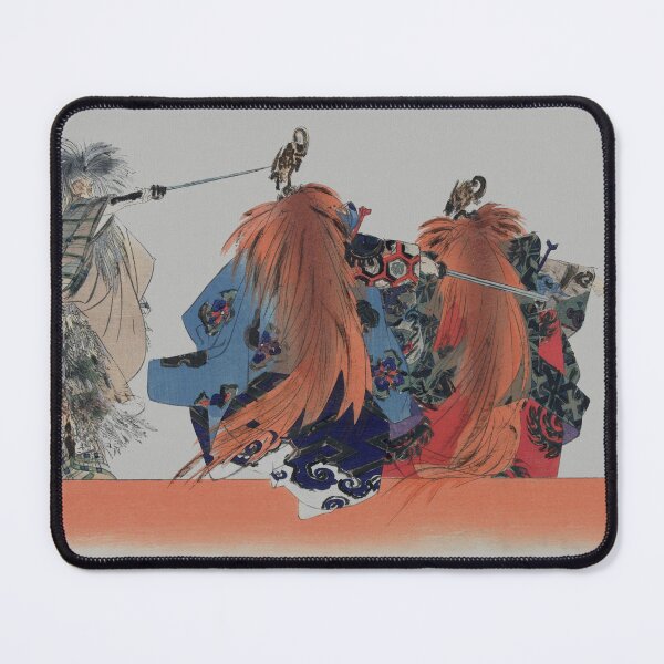 Item preview, Scene from the Noh theater play Ikkaku sennin (1901) by Kogyo Tsukioka designed and sold by My Artprintz.