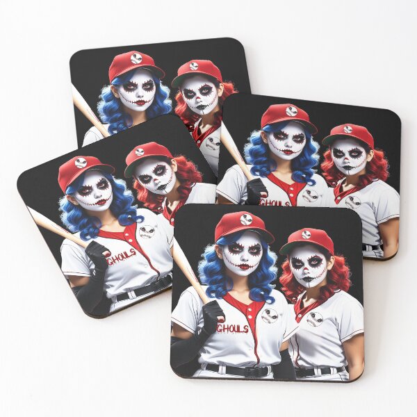 Item preview, Ghouls - Female Baseball Team designed and sold by FatCatStudios.