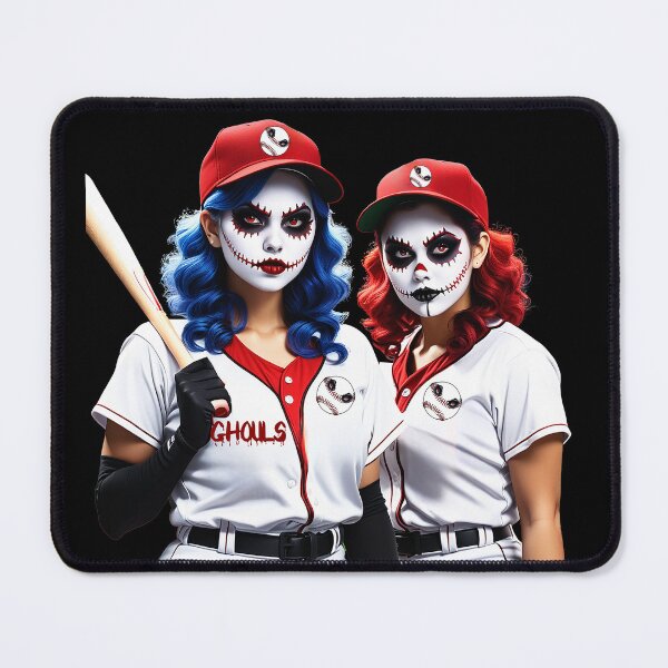 Artikelvorschau, Ghouls – Weibliches Baseballteam entworfen und verkauft von FatCatStudios.