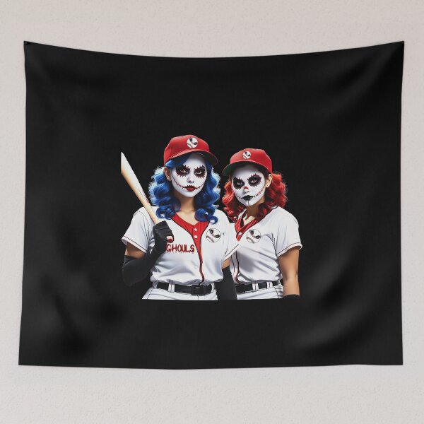 Artikelvorschau, Ghouls – Weibliches Baseballteam entworfen und verkauft von FatCatStudios.