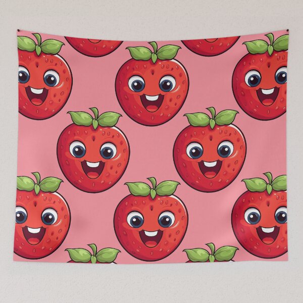 Item preview, Cute Kids Strawberry Pattern designed and sold by RockBeeDesigns.