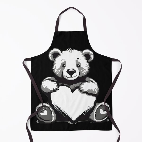 Item preview, Pixelated Love: A Heartwarming Teddy Bear Masterpiece designed and sold by CoolVisionStd.