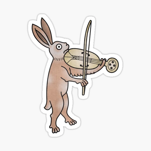 Item preview, The Fiddler Rabbit designed and sold by MargiKnights.