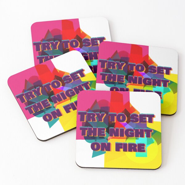 Item preview, Try to set the night on fire designed and sold by Marco Casarin.
