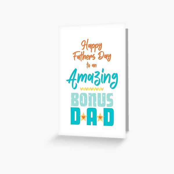 Item preview, Bonus Dad Greeting Card designed and sold by MissLissaLou.