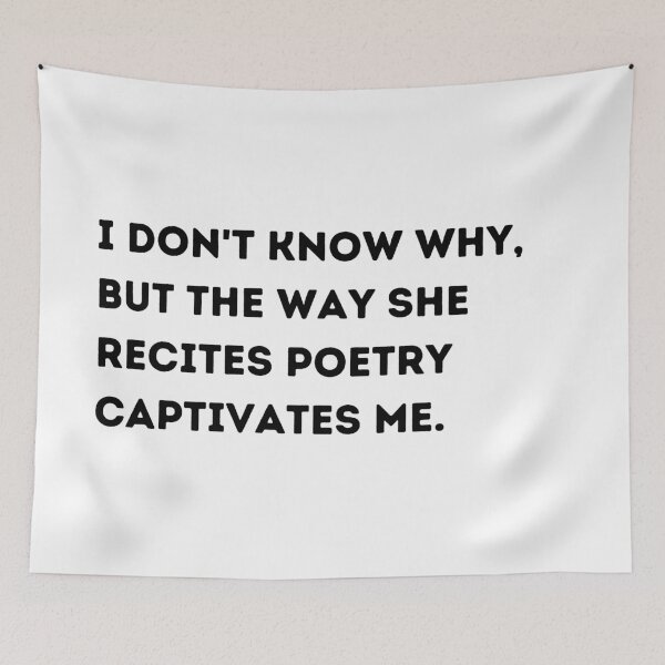 Item preview, Captivated by Poetry designed and sold by Designowner.