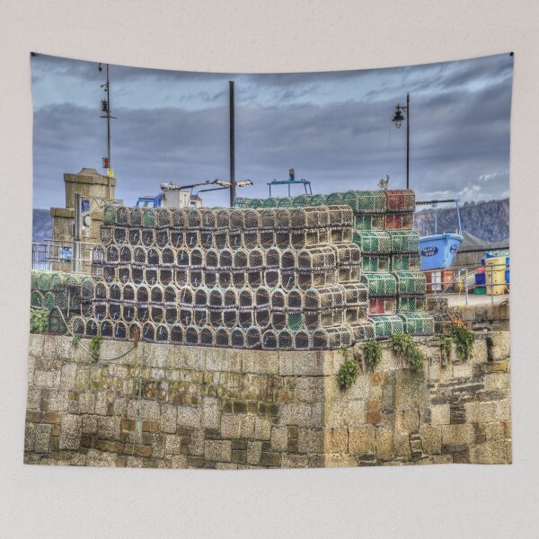 Item preview, Newquay Harbour Lobster Pots designed and sold by Londonimages.