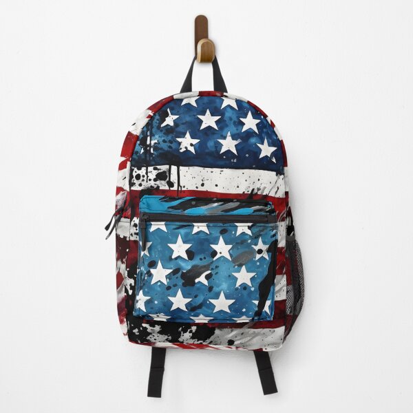 Item preview, Pop Art Patriotic American flag digital print designed and sold by dcrc.