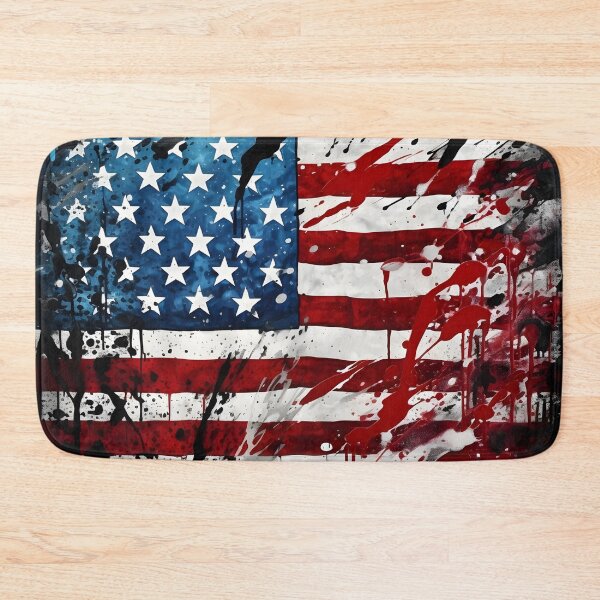 Item preview, Pop Art Patriotic American flag digital print  designed and sold by dcrc.