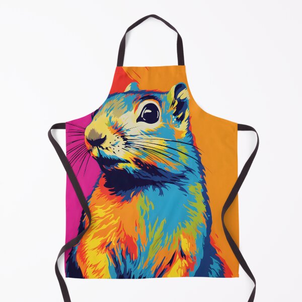 Item preview, Ground Squirrel portraits art. animal colorful. Animal throw pillow. designed and sold by formform.