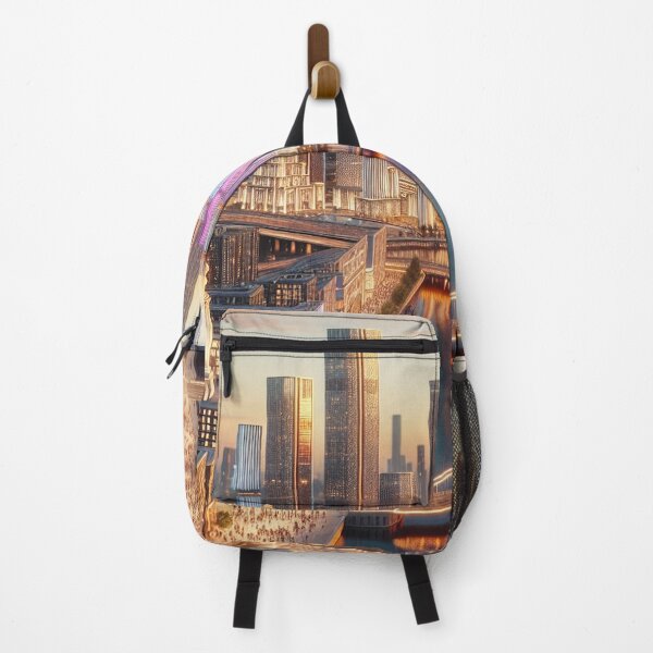 Item preview, City future, Canvas vacations, oil paint designed and sold by Pawimon.