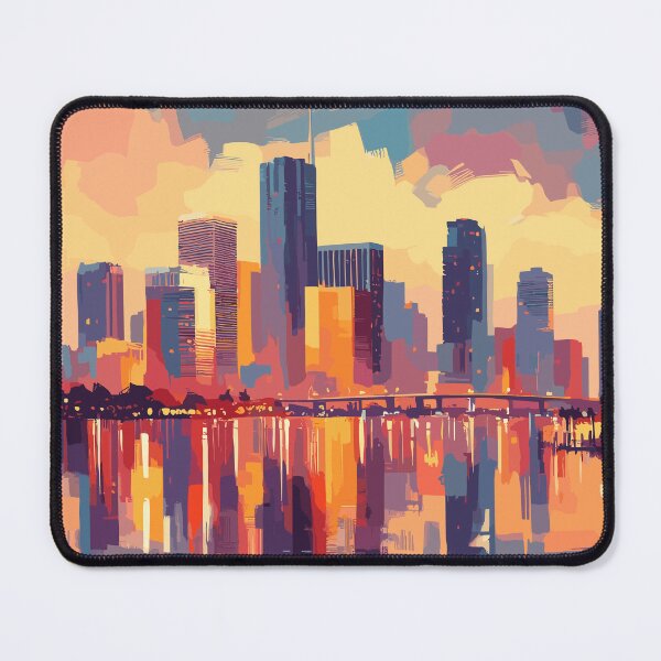 Item preview, Miami Florida Impressionism Painting designed and sold by TomFrontierArt.