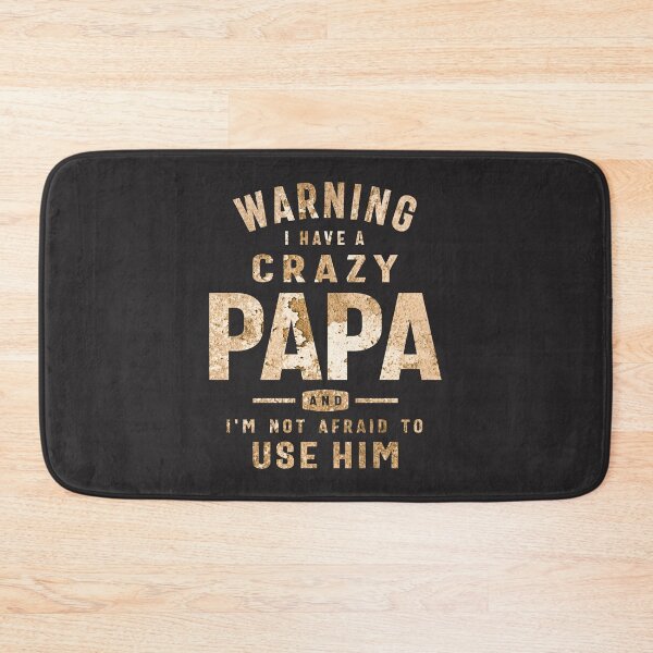 Item preview, Warning I Have a Crazy Papa - Funny Grandpa designed and sold by cidolopez.