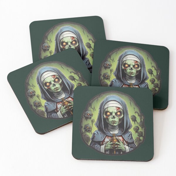 Item preview, Cartoon Zombie Nun designed and sold by ArtCraftLab.