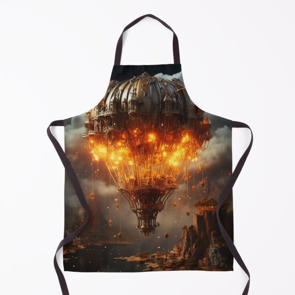 Item preview, Big balloon with a basket at the bottom, blown up city instead of balloon designed and sold by oilidesing.