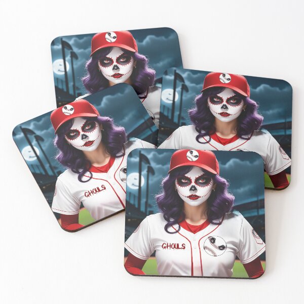Artikelvorschau, Ghouls – Weibliches Baseballteam entworfen und verkauft von FatCatStudios.