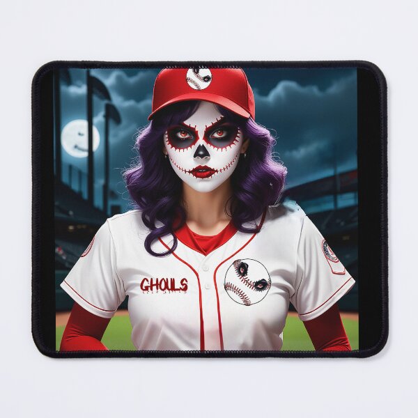 Artikelvorschau, Ghouls – Weibliches Baseballteam entworfen und verkauft von FatCatStudios.