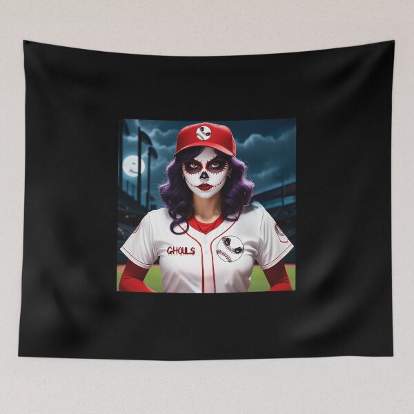 Artikelvorschau, Ghouls – Weibliches Baseballteam entworfen und verkauft von FatCatStudios.