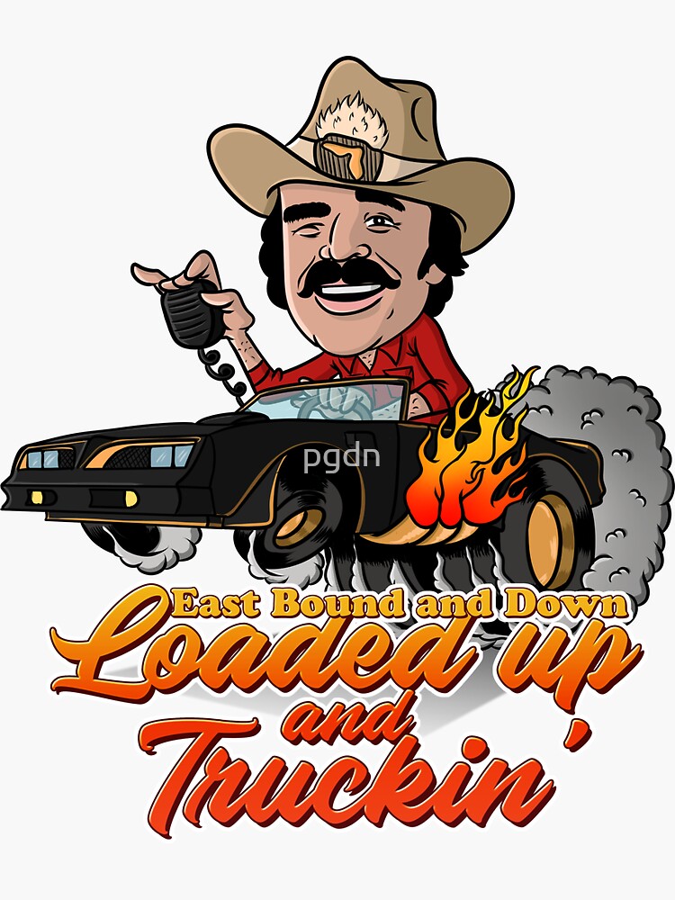 "Loaded up and Truckin´" Sticker for Sale by pgdn Redbubble