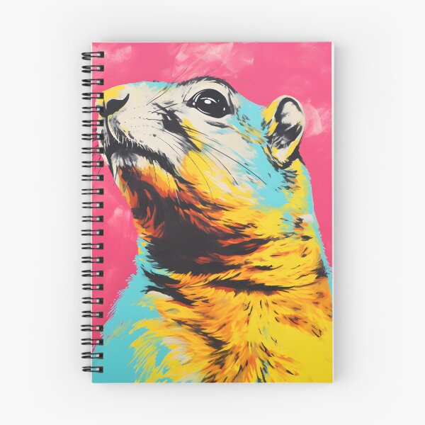 Item preview, Ground Squirrel portraits art. animal colorful. Animal throw pillow.  designed and sold by formform.