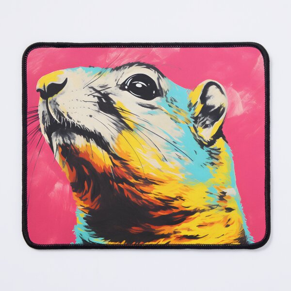 Item preview, Ground Squirrel portraits art. animal colorful. Animal throw pillow.  designed and sold by formform.